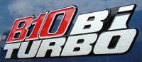 B10 Bi turboエンブレム