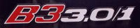 B3 3.0/1エンブレム